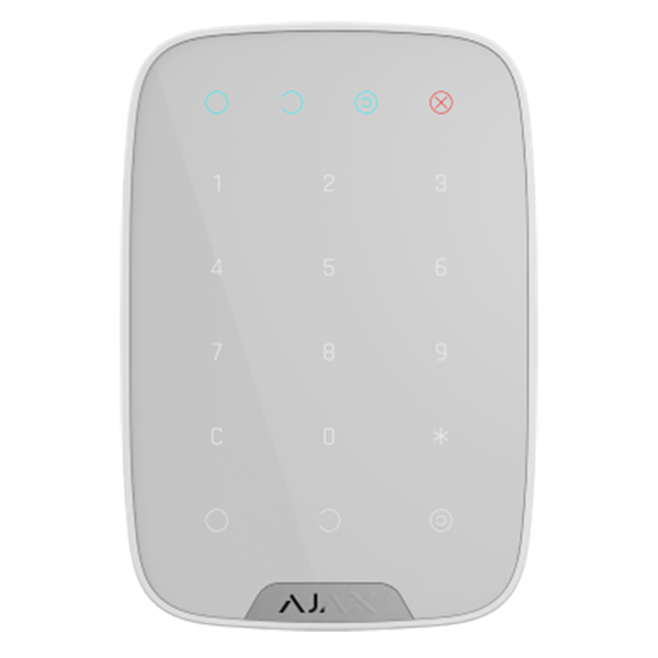 Ajax Keypad, white, wireless touch keypad (AJ-KEYPAD)