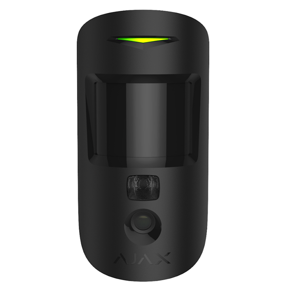 Ajax MotionCam black, PIR detector with photo verification — Hub 2 compatible only (AJ-MOTIONCAM-Z)