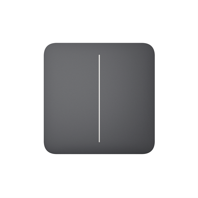 Ajax LightSwitch SoloButton double graphite