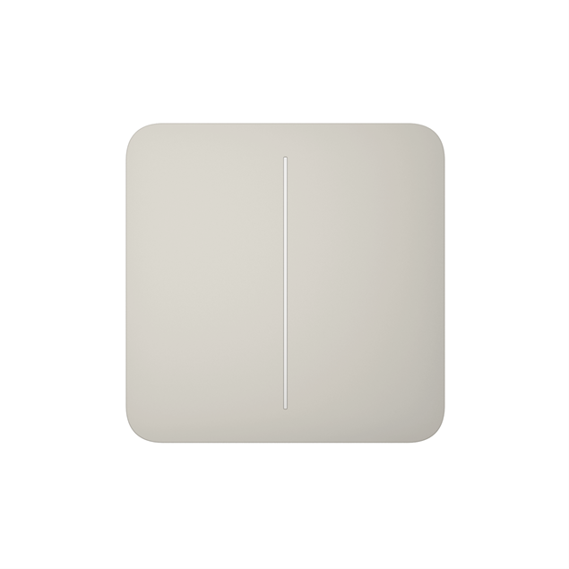 Ajax LightSwitch SoloButton double beige nacré
