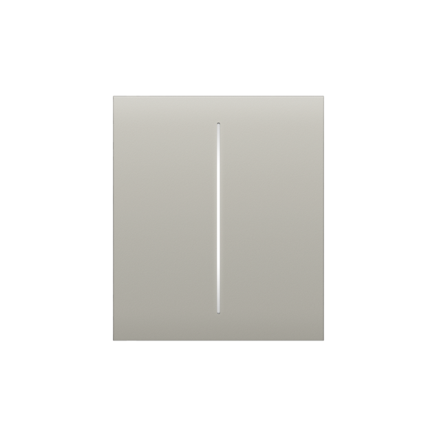 Ajax LightSwitch CenterButton double beige nacré