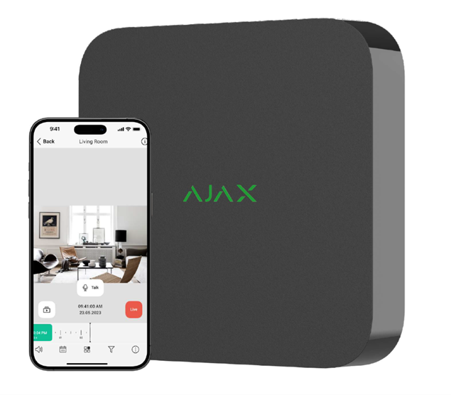 Enregistreur Ajax NVR 8 canaux noir AJ-NVR-8-Z