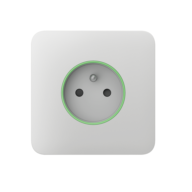 Ajax LightSwitch SoloCover prise blanc