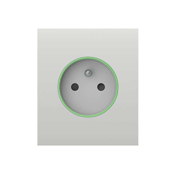 Ajax LightSwitch CenterCover prise blanc