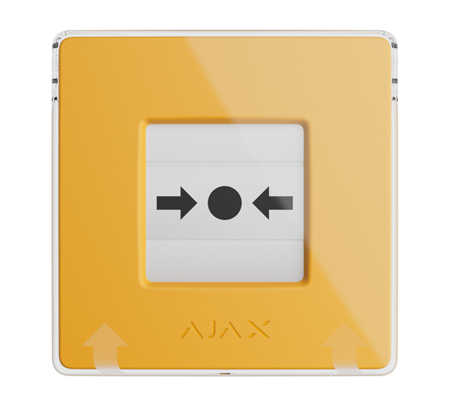 Ajax ManualCallPoint jaune déclencheur manuel d'alarme AJ-ManualCallPoint-Yellow