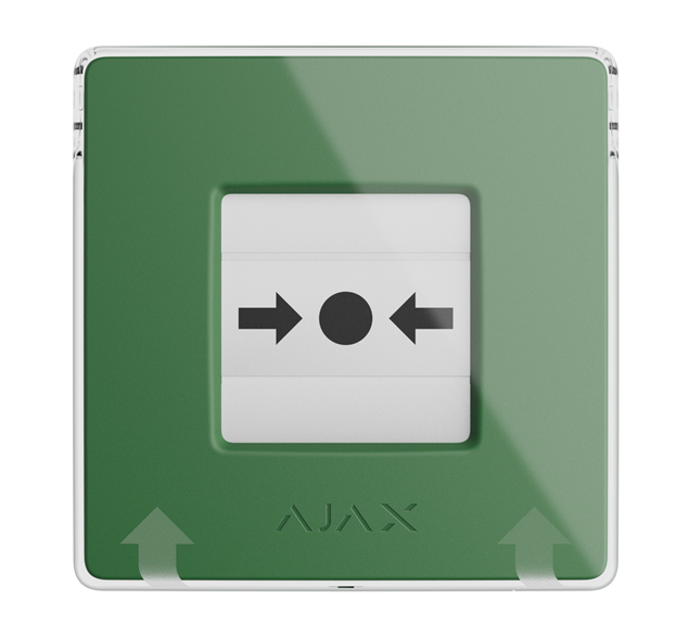 Ajax ManualCallPoint vert déclencheur manuel d'alarme AJ-ManualCallPoint-Green