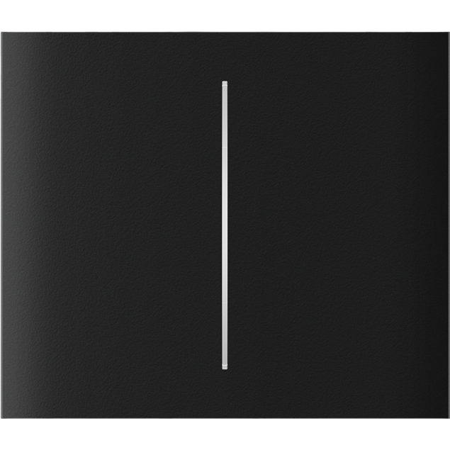 Ajax LightSwitch CenterButton double vertical noir