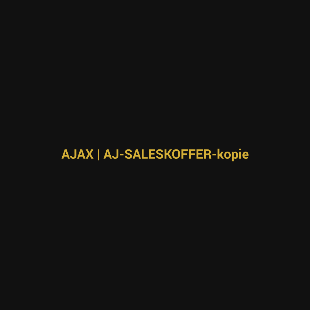 Valise de vente Ajax pour des démonstrations rapides et convaincantes. – AJ-SALESKOFFER-kopie