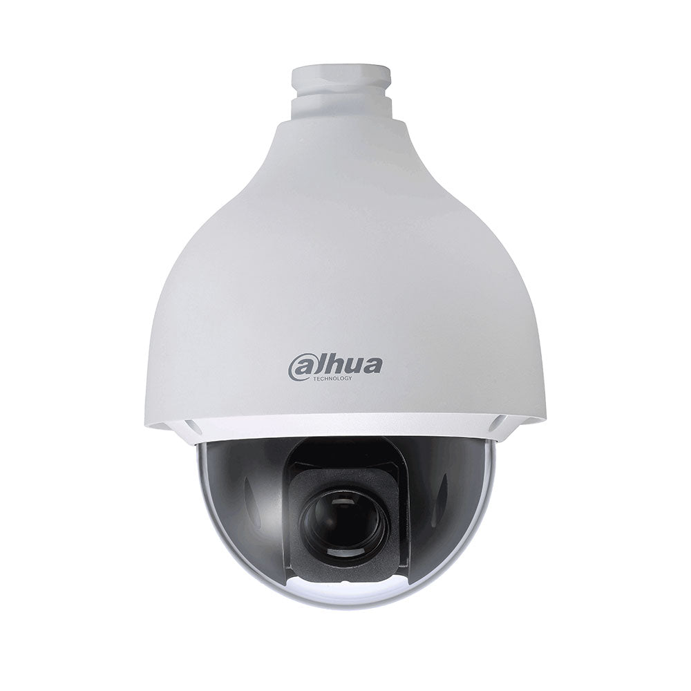 Dôme motorisé Dahua IP StarLight série AI 350L / s jour / nuit, anti-vandalisme pour l'extérieur
