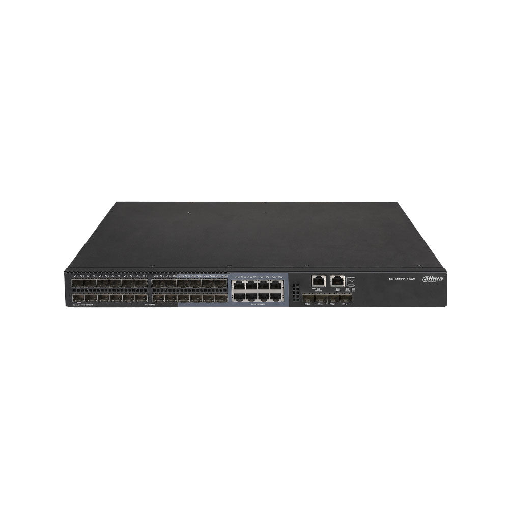 Commutateur Gigabit avec 24 ports GSFP et 4 ports SFP+ 10G