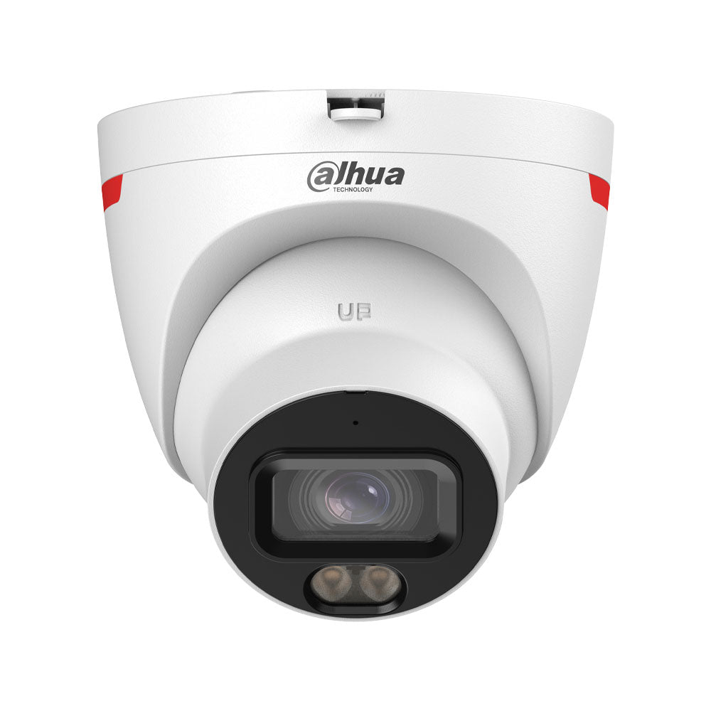 Dôme IP Dahua WizSense 4MP avec WizColor et lumière chaude 30 m