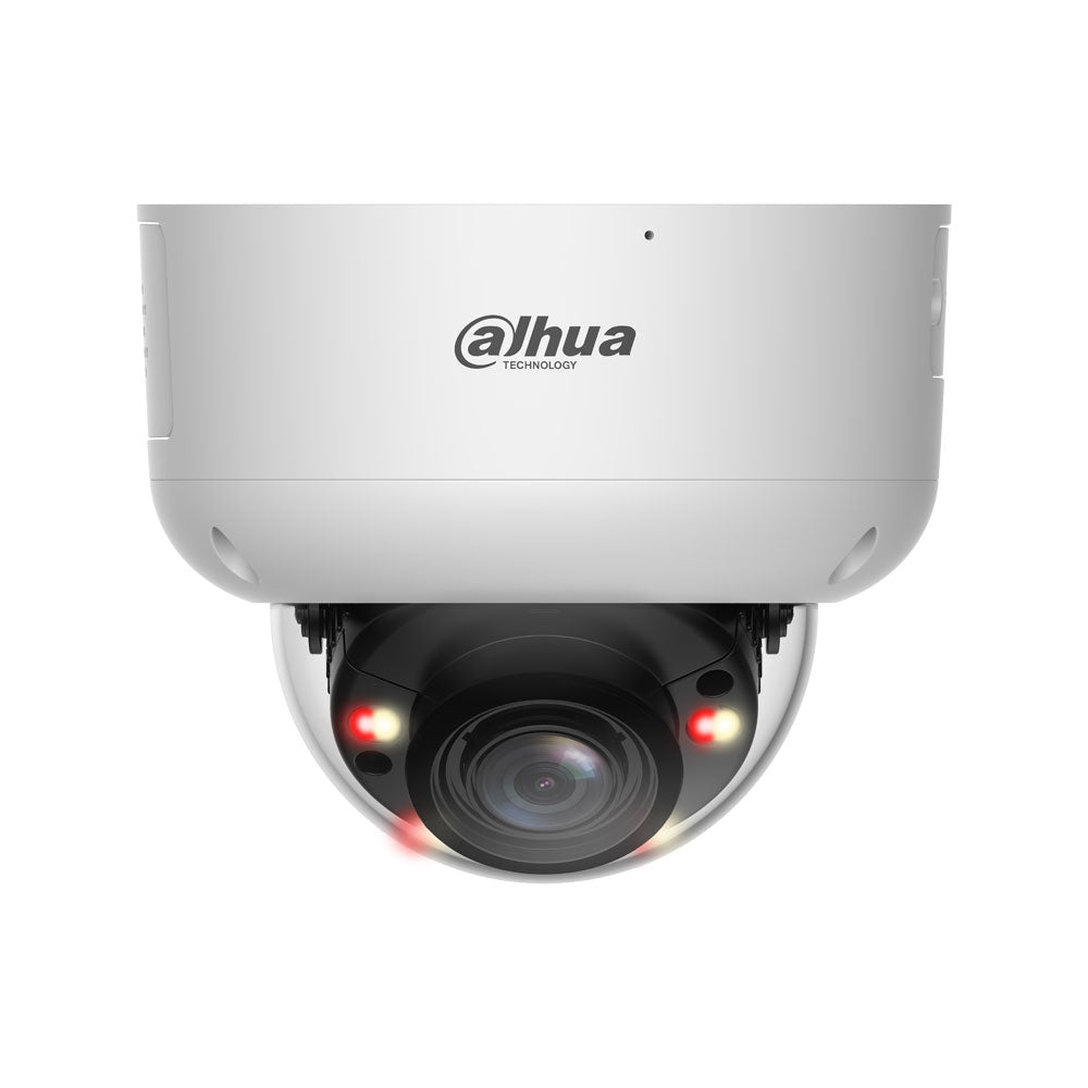 Caméra minidôme IP Dahua WizMind 5 de 4MP avec WizColor, Smart Dual Light, AcuPick et dissuasion active