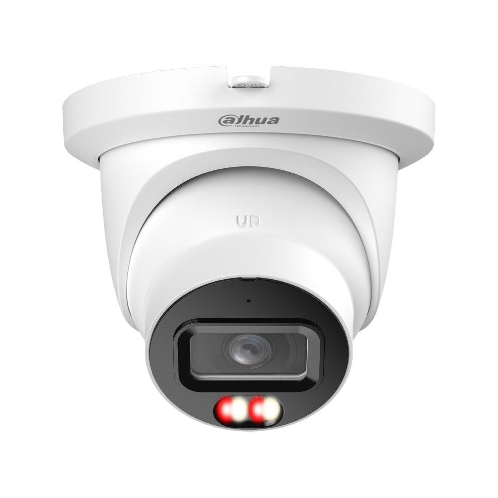 Mini-dôme IP Dahua WizMind 5 Series 8 MP Smart Dual Light avec objectif fixe 2,8 mm
