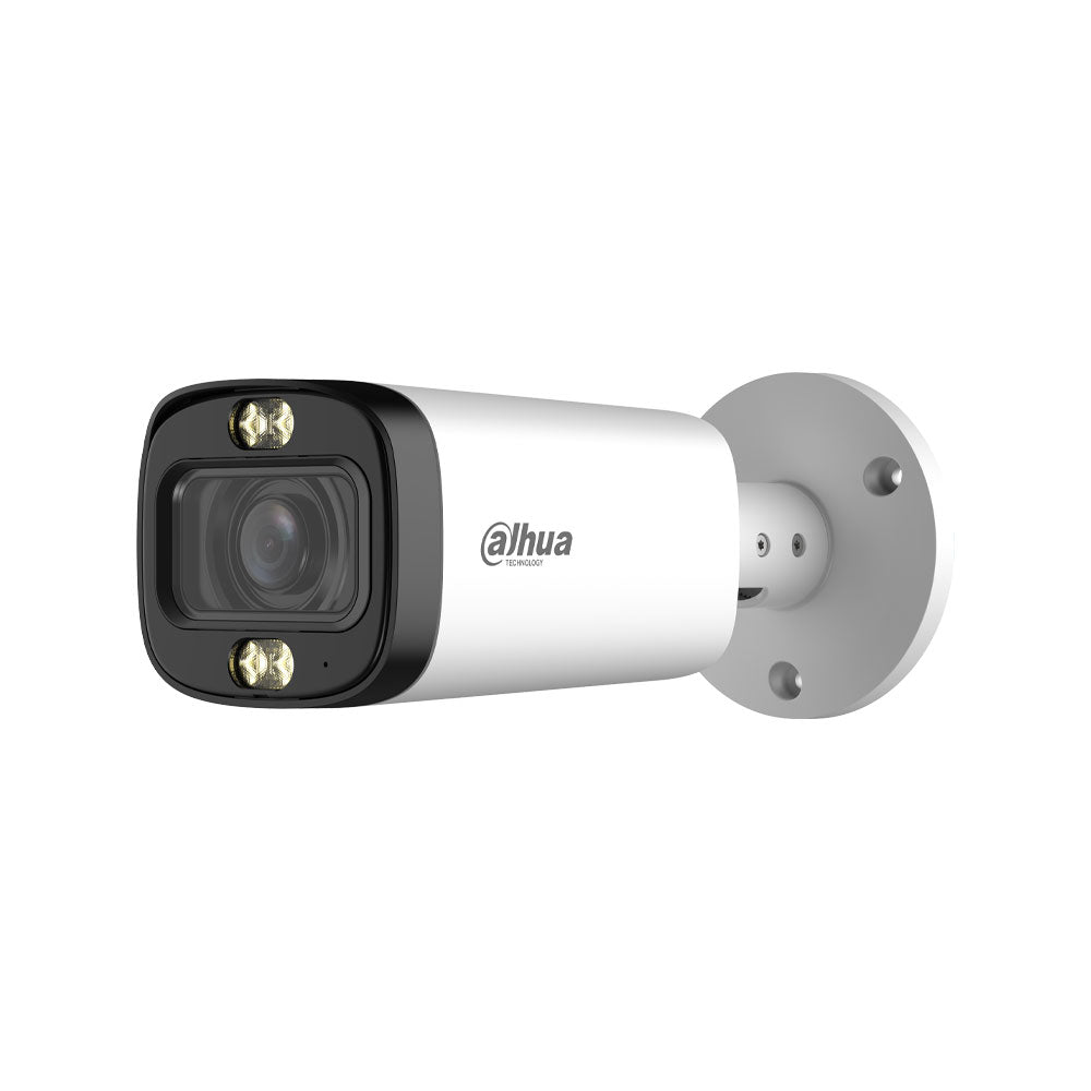 Caméra 4 en 1 Dahua Lite 8MP avec Smart Dual Light, microphone et objectif motorisé pour extérieur