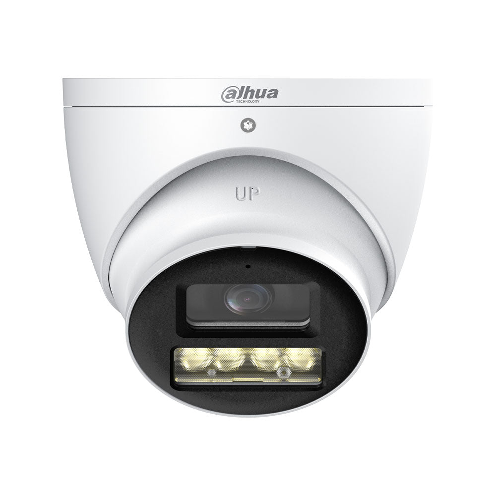 Caméra 4 en 1 Smart Dual Light Dahua Lite 8MP avec microphone et objectif fixe pour extérieur