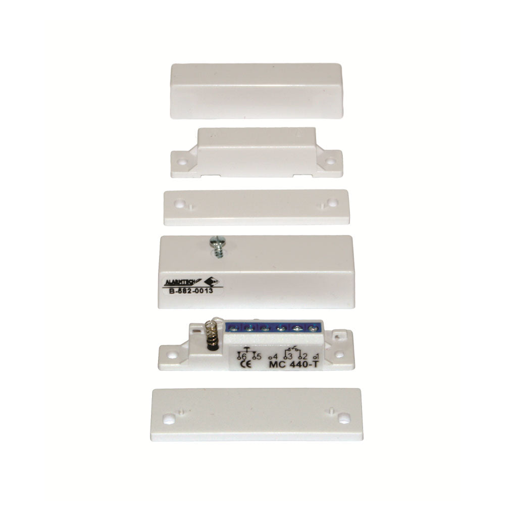 Contact magnétique en saillie Alarmtech Série MC 400 avec autoprotection