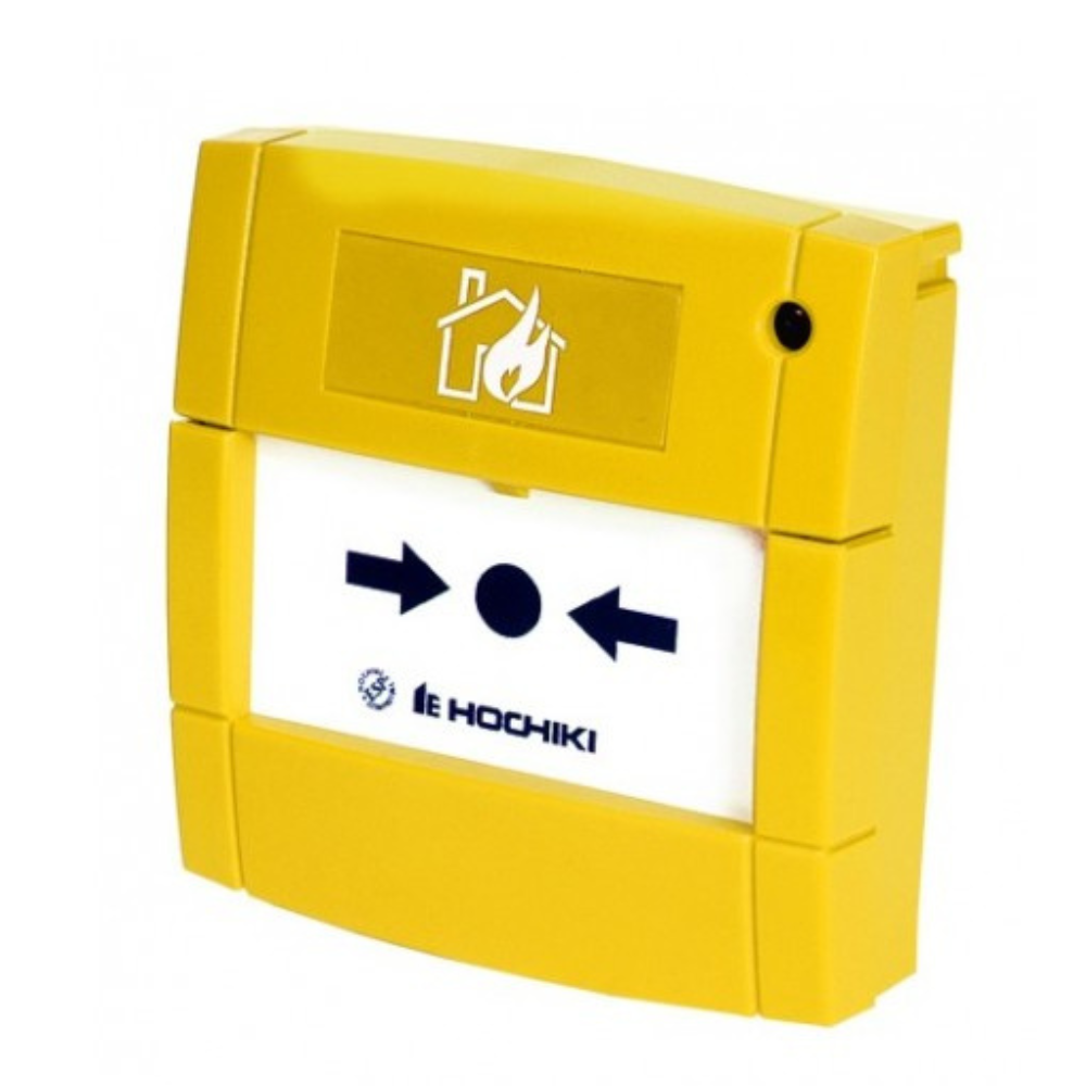 Bouton poussoir adressable Hochiki HCP-E/Y Jaune