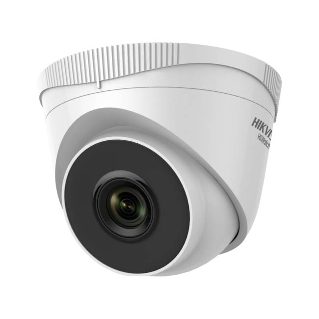 Dôme fixe IP Série HiWatchT de HIKVISION® de 2MP avec éclairage infrarouge 30m convient pour l'extérieur