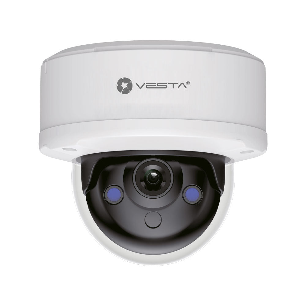 Dôme IP Vesta Advanced Video Smart Dual Light Lite AI pour l'extérieur. 4MP@25ips et H.265+. 0,006 lux – IPC-D24-L