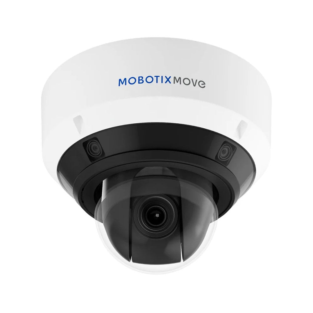 Dôme IP multisenseur PTZ MOBOTIX MOVE Vandal Combo 20MP avec analytique IA