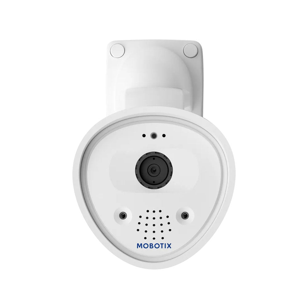Caméra IP MOBOTIX M ONE 8MP avec objectif fixe de 18 mm, IR et IA pour extérieur