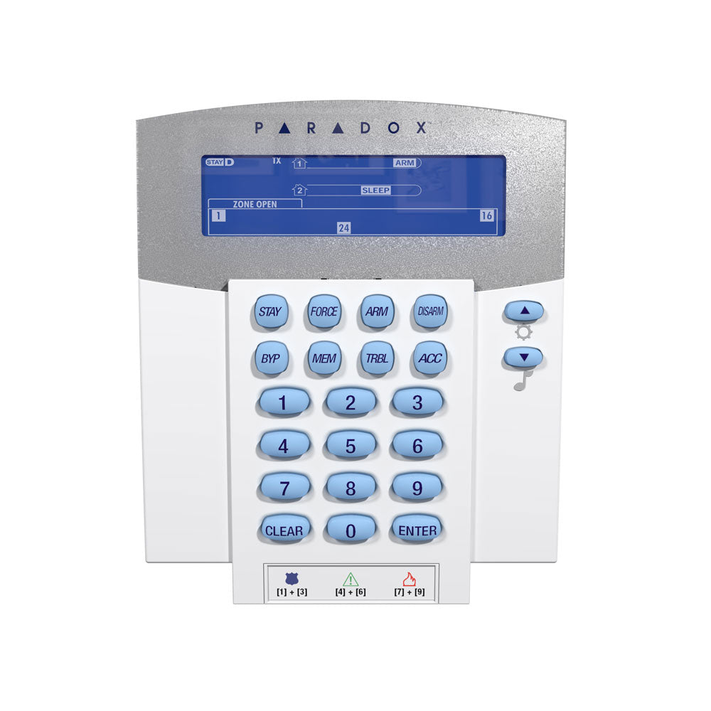 Clavier LCD radio 32 zones