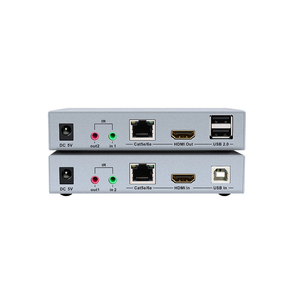 Extender KVM 4K vidéo, audio et données sur câble réseau CAT5E / 6 jusqu'à 100 mètres