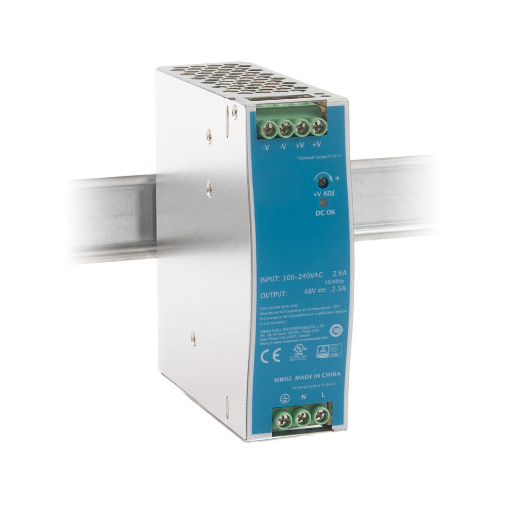 Bloc d'alimentation 120W/48VDC/2,5A sur rail DIN