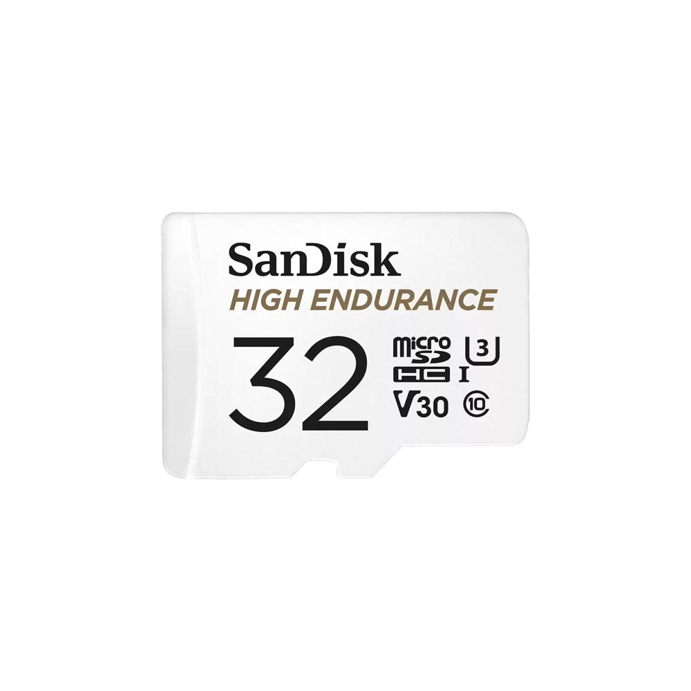 Carte microSDHC UHS-I SanDisk High Endurance 32 Go pour vidéo Full HD et 4K