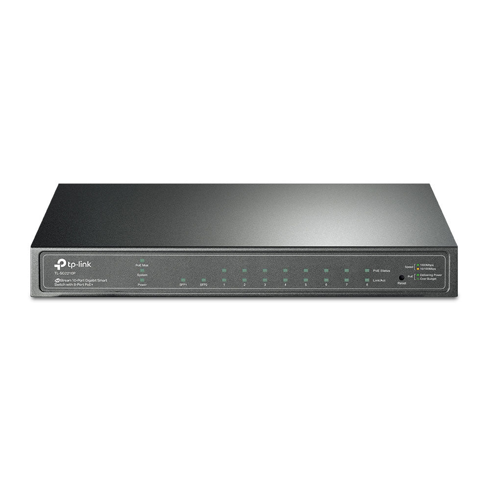 Switch Gigabit L2+ avec 8 ports PoE+ et 2 SFPs