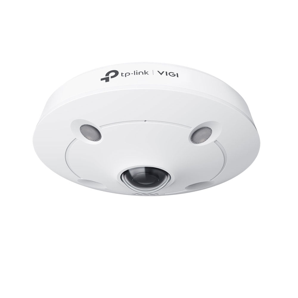 Dôme IP panoramique 360° 5MP avec audio et détection intelligente