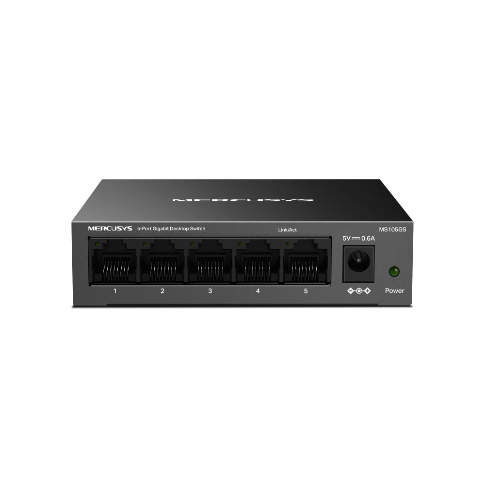 Commutateur Gigabit Mercusys à 5 ports dans un boîtier métallique