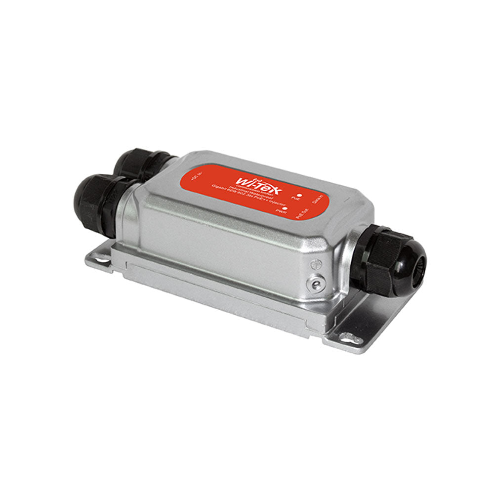 Extendeur PoE industriel Wi-Tek Gigabit IP68 avec entrée 90W et 2 sorties