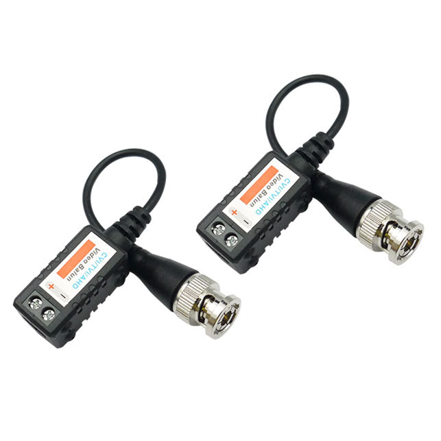 Vidéo balun passif d'1 canal HDCVI, HDTVI, AHD, CVBS