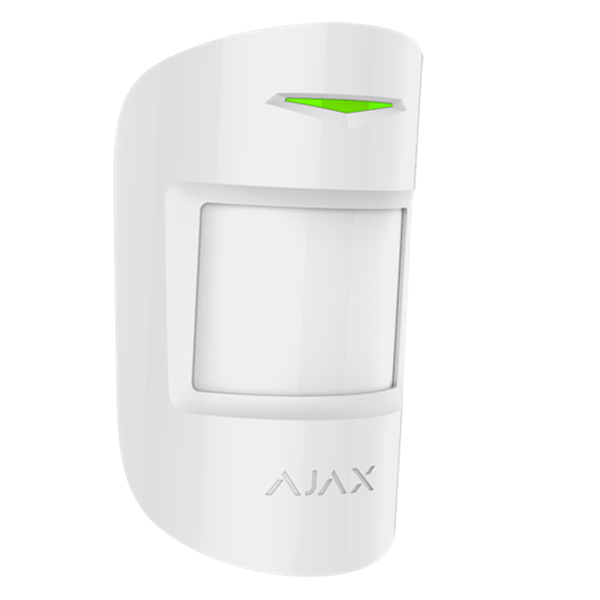 Ajax CombiProtect, blanc, détecteur de bris de vitre détecteur de mouvement