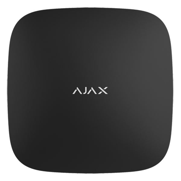 Ajax Hub 2 Plus, noir, 2 x GSM 4G/3G/2G, wifi et IP