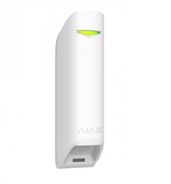Ajax MotionProtect Curtain, blanc, détecteur de rideau double PIR sans fil et anti-masquage Bientôt disponible !