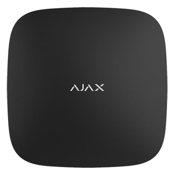 Ajax Rex 2, amplificateur de signal sans fil, noir qui transmet aussi des alarmes par vidéo vérification.