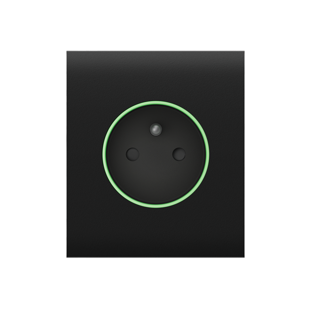 Ajax LightSwitch CenterCover prise noir