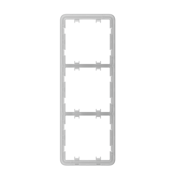 Ajax LightSwitch cadre 3 postes vertical