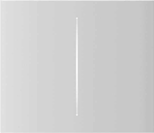 Ajax LightSwitch CenterButton double vertical blanc