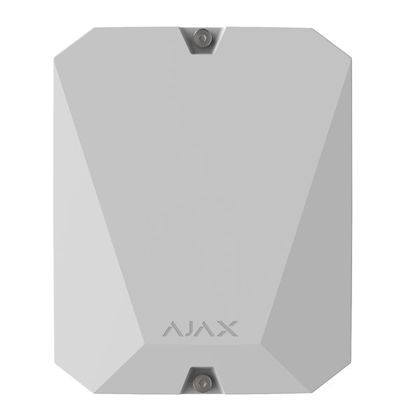 Panneau de controle sans fil avec batterie externe comme source d'alimentation.