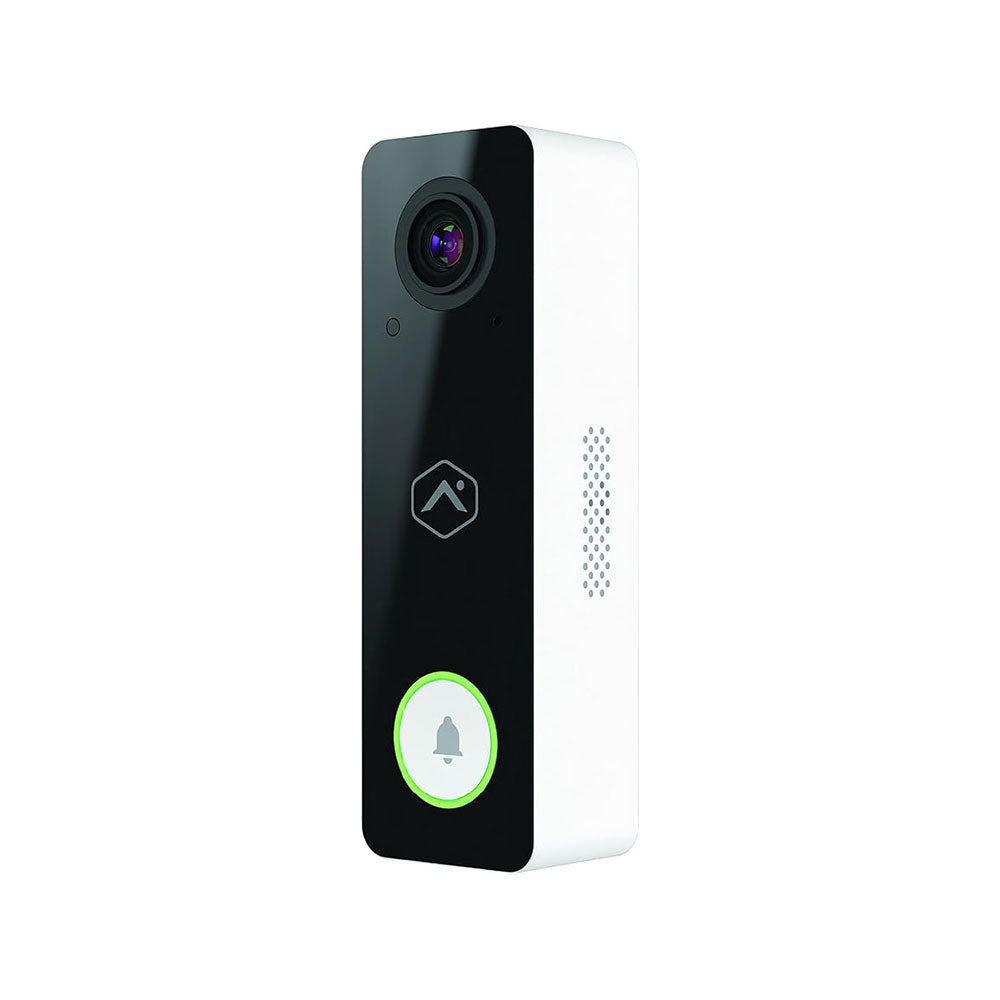 Sonnette vidéo Wi-Fi Alarm.com avec résolution 2MP et analyse de détection de personnes