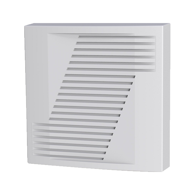 Sirène piézoélectrique à profil bas pour une utilisation en intérieur