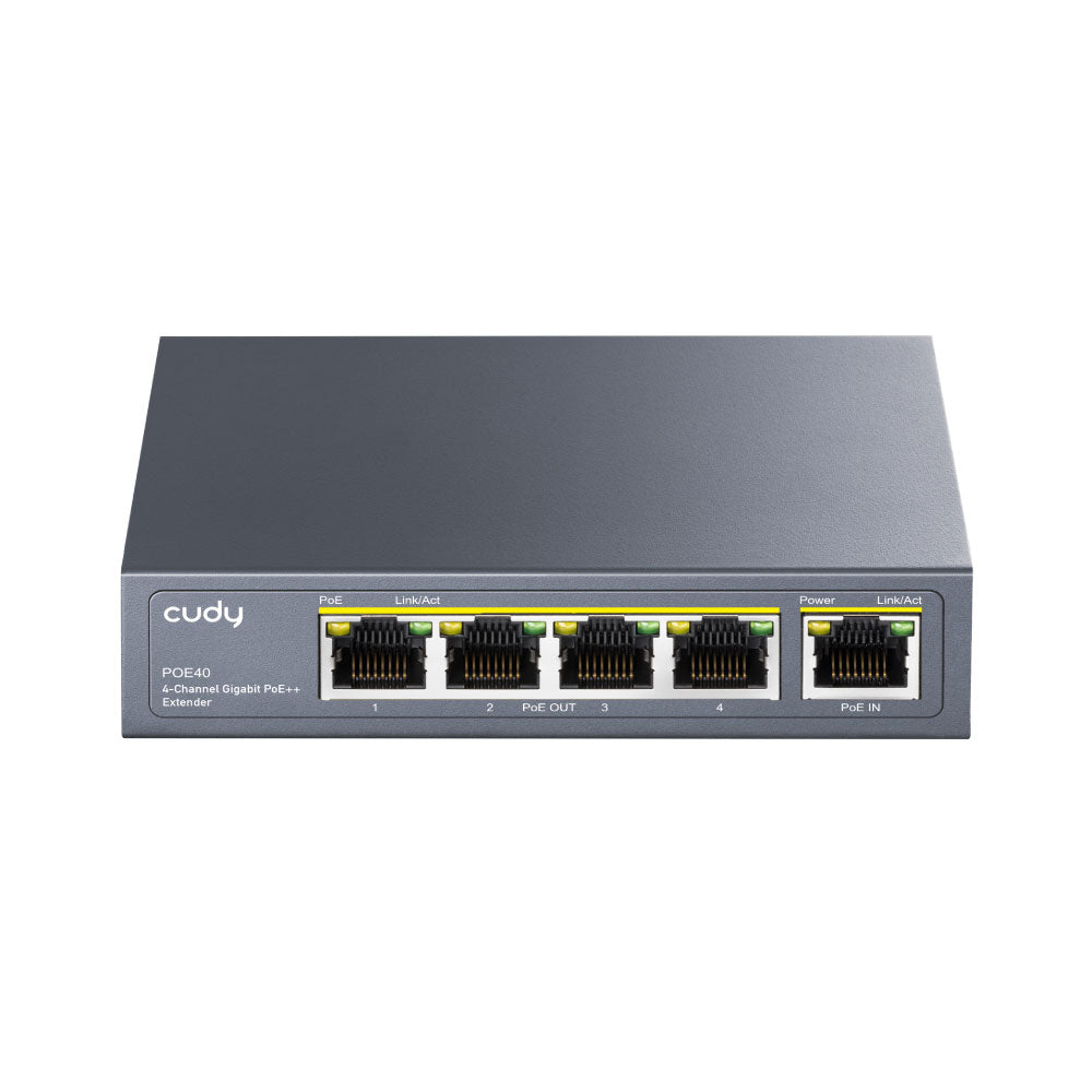 Prolongateur Gigabit PoE+ à 4 canaux