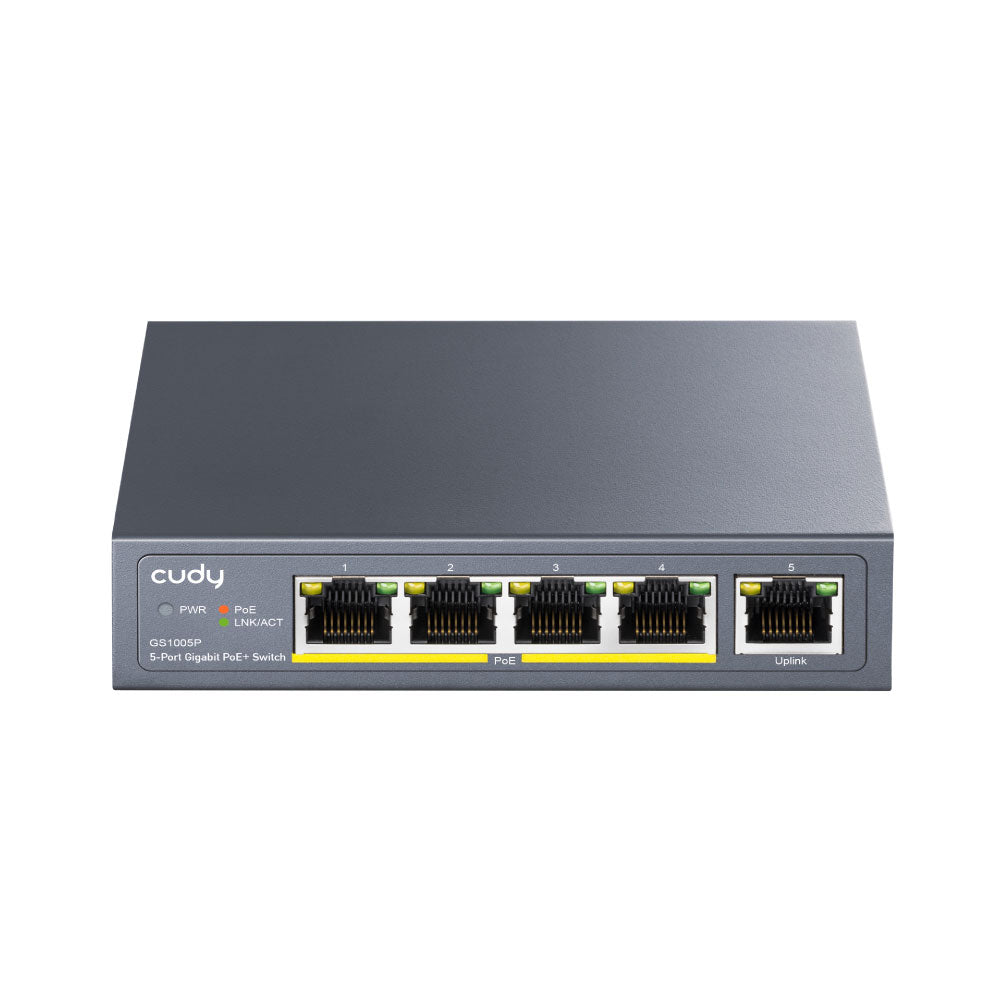 Commutateur Gigabit PoE+ à 5 ports