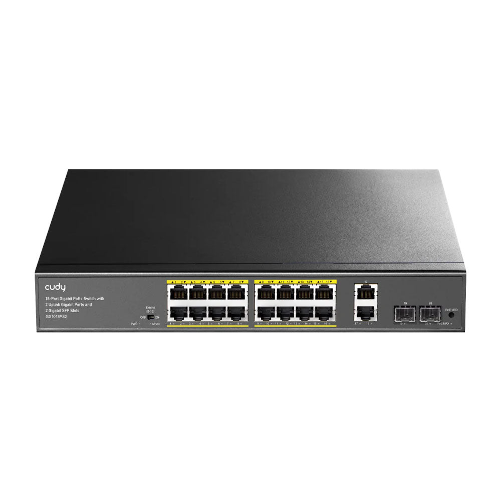 Commutateur Gigabit PoE+ à 16 ports