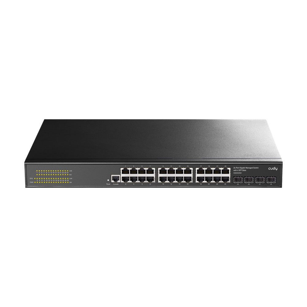Commutateur géré 24 ports Gigabit Cudy + 4 slots SFP