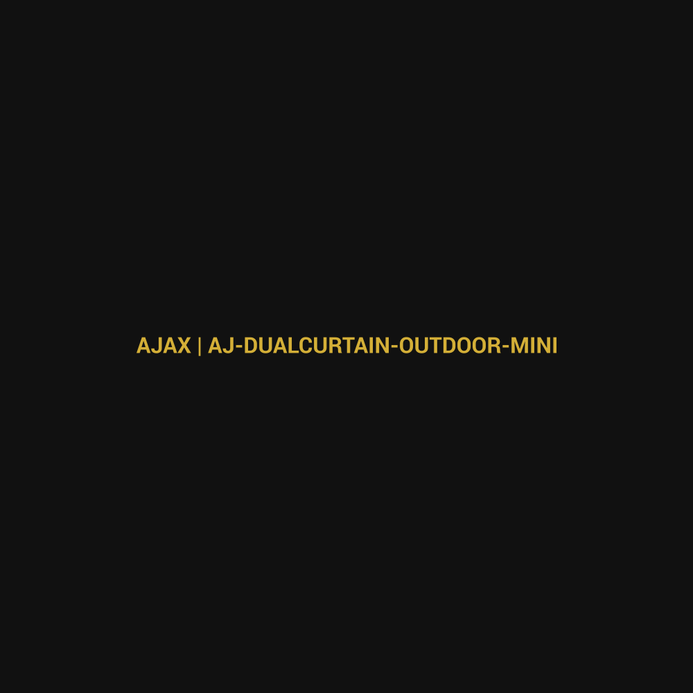 Ajax Curtain Outdoor détecteur de rideau extérieur mini sans fil – AJ-DUALCURTAIN-OUTDOOR-MINI