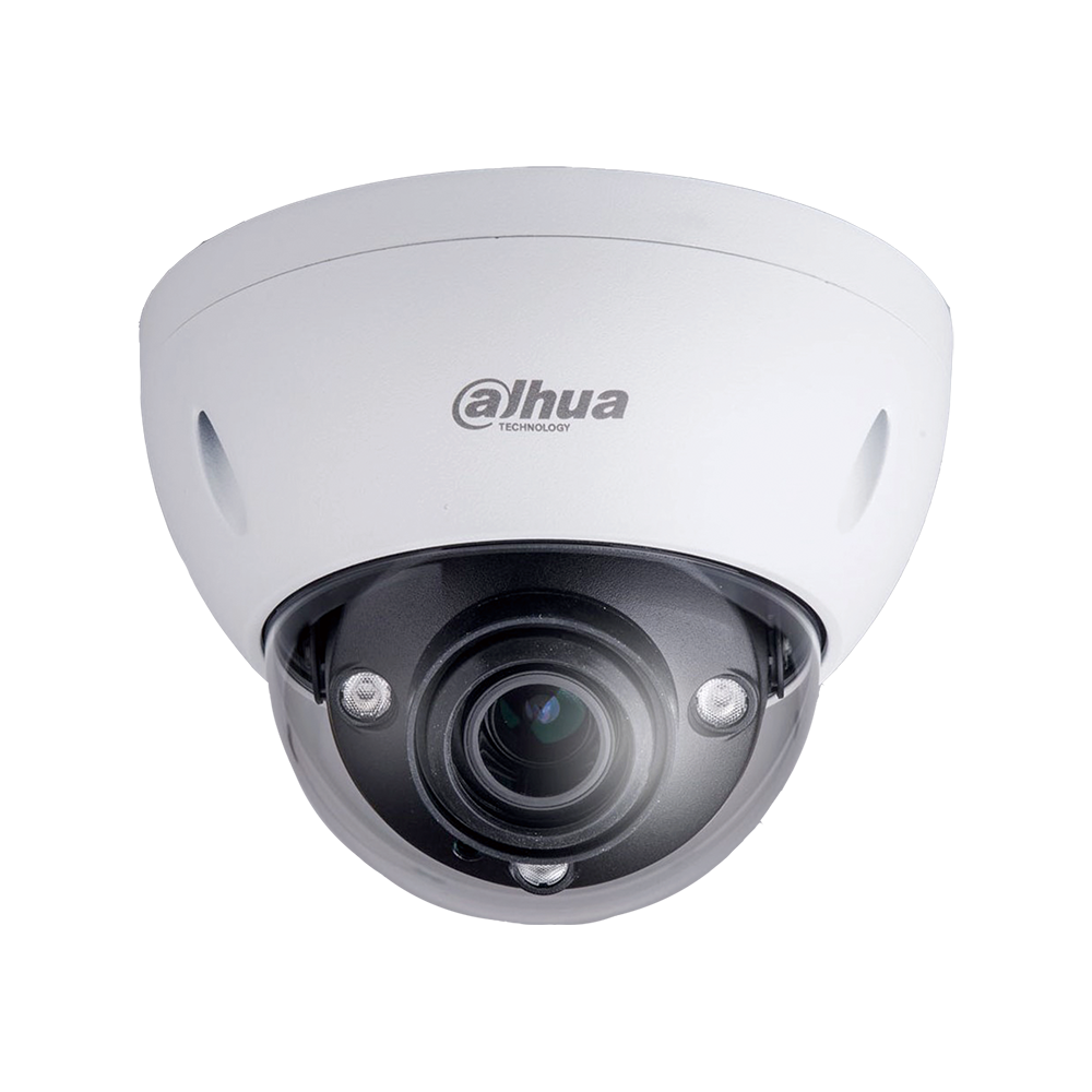 Dôme IP fixe avec éclairage IR 50m, série StarLight, antivandalisme pour une utilisation en extérieur